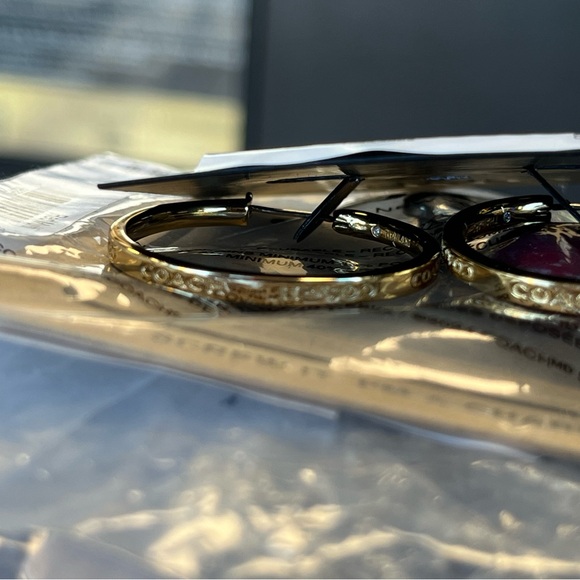 Gold Hoop Earrings - Picture 3 of 4